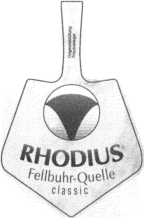 RHODIUS Fellbuhr-Quelle Logo (DPMA, 10.02.1993)