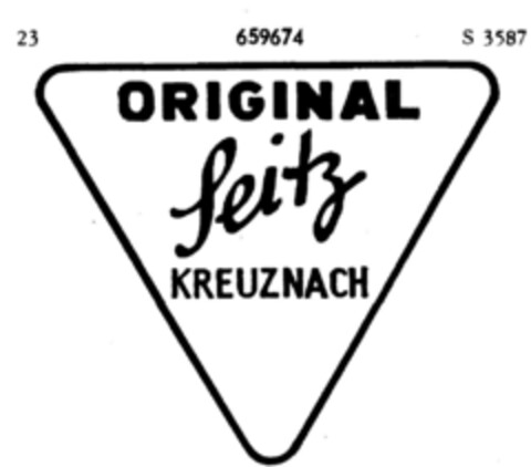 ORIGINAL Seitz KREUZNACH Logo (DPMA, 09.05.1953)