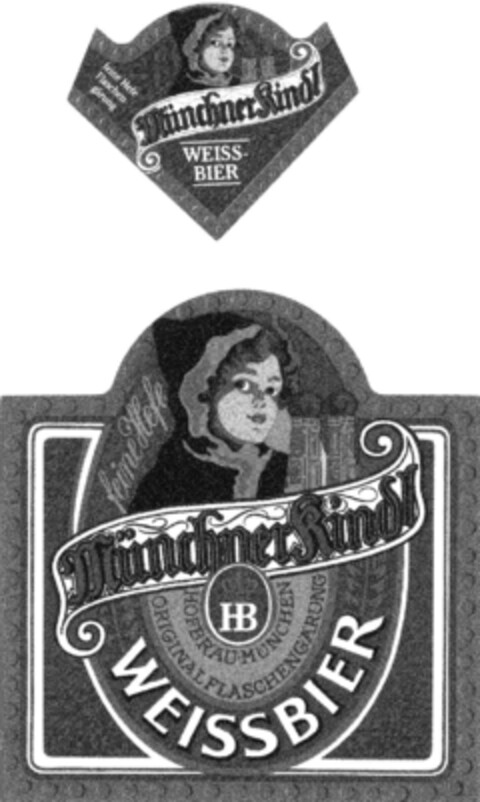 Münchner Kindl WEISSBIER Logo (DPMA, 30.07.1993)