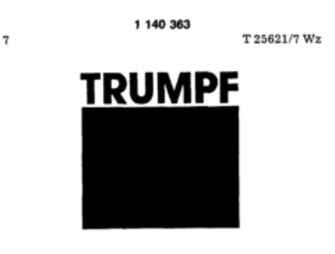 TRUMPF Logo (DPMA, 06/19/1986)