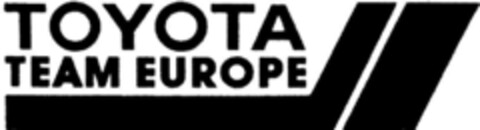 TOYOTA TEAM EUROPE Logo (DPMA, 05.10.1993)