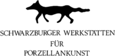 SCHWARZBURGER WERKSTÄTTEN FÜR PORZELLANKUNST Logo (DPMA, 05/08/1992)