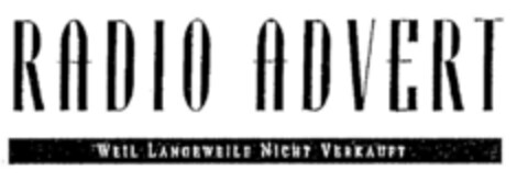 RADIO ADVERT Logo (DPMA, 01/31/1994)