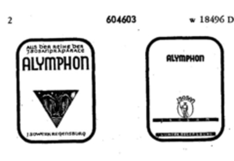 ALYMPHON ISOSAN Logo (DPMA, 09.06.1949)