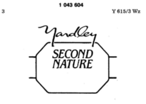 Yardley SECOND NATURE Logo (DPMA, 03.08.1982)