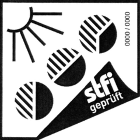 stfi geprüft 0000/0000 Logo (DPMA, 10.10.2008)