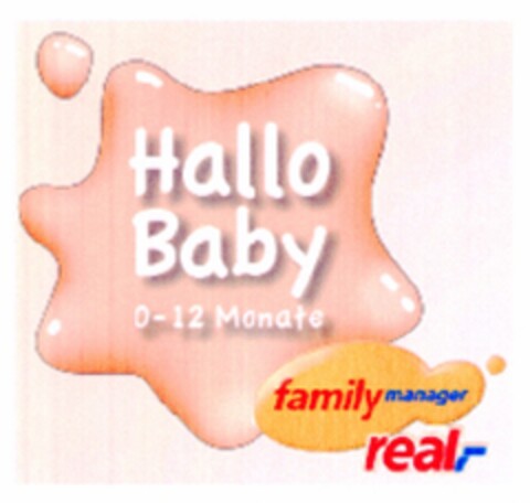 Hallo baby familymanager real,- Logo (DPMA, 03.11.2009)