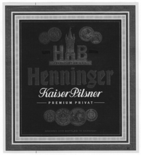 Henninger KaiserPilsner PREMIUM PRIVAT Logo (DPMA, 30.09.2011)