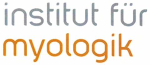 institut für myologik Logo (DPMA, 28.03.2014)