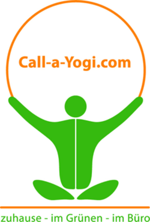 Call-a-Yogi.com zuhause - im Grünen - im Büro Logo (DPMA, 22.04.2020)