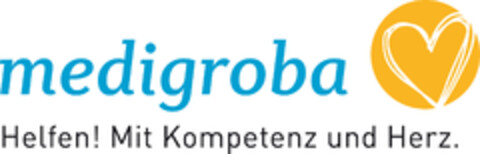 medigroba Helfen! Mit Kompetenz und Herz. Logo (DPMA, 20.05.2021)