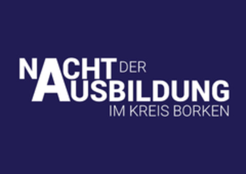 NACHT DER AUSBILDUNG IM KREIS BORKEN Logo (DPMA, 06/25/2024)