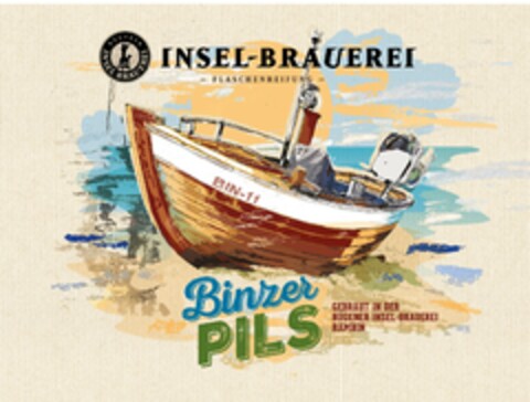 INSEL-BRAUEREI - FLASCHENREIFUNG - BIN-11 Binzer PILZ GEBRAUT IN DER RÜGENER INSEL-BRAUEREI RAMBIN Logo (DPMA, 06/24/2024)