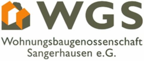 WGS Wohnungsbaugenossenschaft Sangerhausen e.G. Logo (DPMA, 12.07.2004)