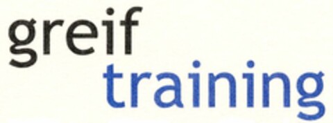 greif training Logo (DPMA, 11.03.2005)