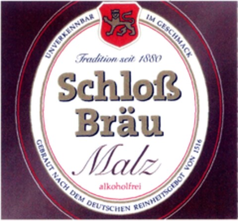 Schloß Bräu Malz alkoholfrei Logo (DPMA, 08.05.2006)