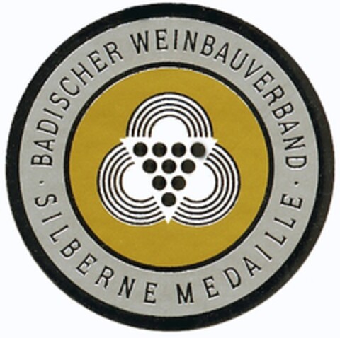 BADISCHER WEINBAUVERBAND SILBERNE MEDAILLE Logo (DPMA, 22.12.2006)