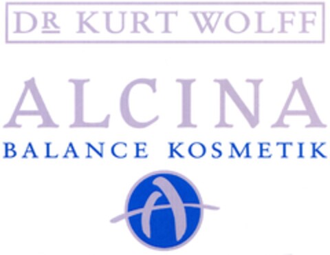 DR KURT WOLFF ALCINA BALANCE KOSMETIK Logo (DPMA, 02.10.2007)