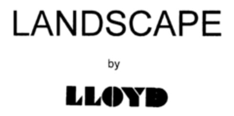 LANDSCAPE  by  LLOYD Logo (DPMA, 31.03.1995)