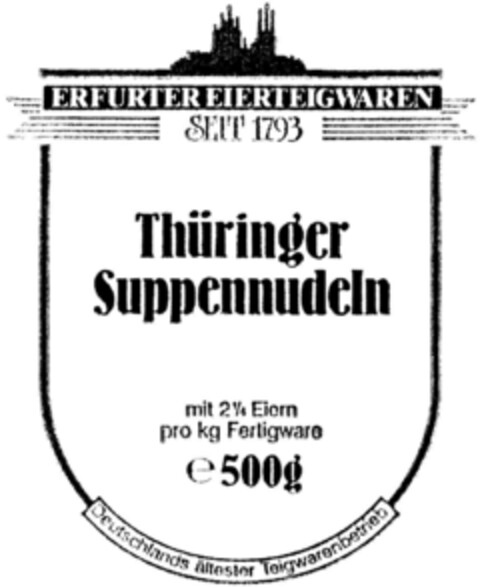 Thüringer Suppennudeln Logo (DPMA, 06.05.1995)