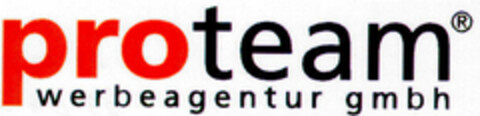 proteam werbeagentur gmbh Logo (DPMA, 04/09/1997)