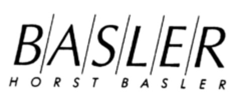 B/A/S/L/E/R HORST BASLER Logo (DPMA, 05/13/1998)