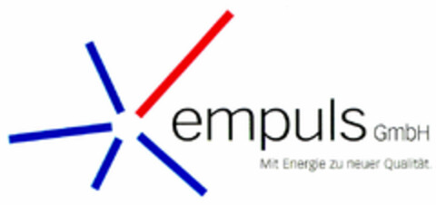 empuls GmbH Mit Energie zu neuer Qualität Logo (DPMA, 06/22/1999)