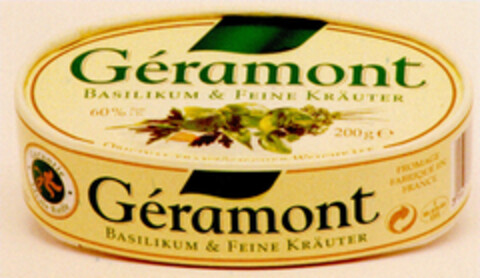 Géramont BASILIKUM & FEINE KRÄUTER Logo (DPMA, 09/24/1999)
