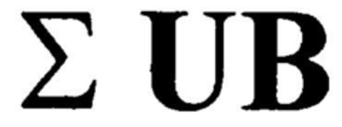 Σ UB Logo (DPMA, 10/19/1999)