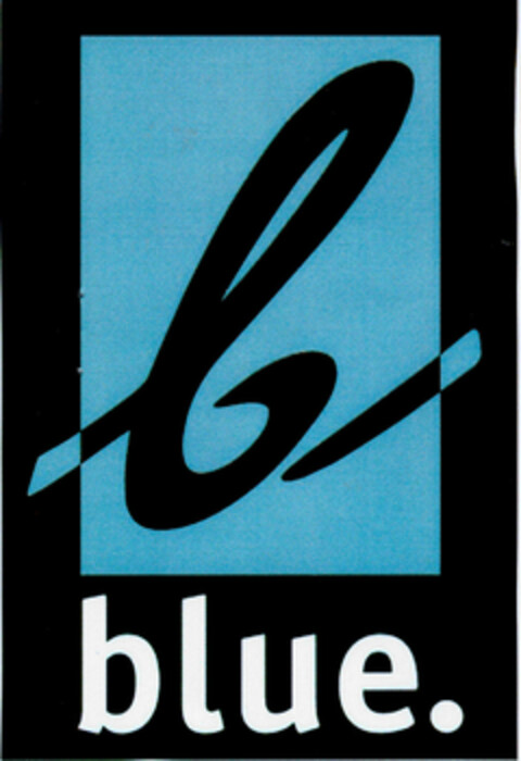 b-blue. Logo (DPMA, 26.11.1999)