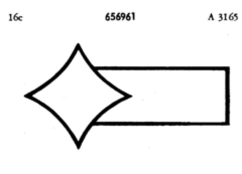 656961 Logo (DPMA, 05.06.1953)