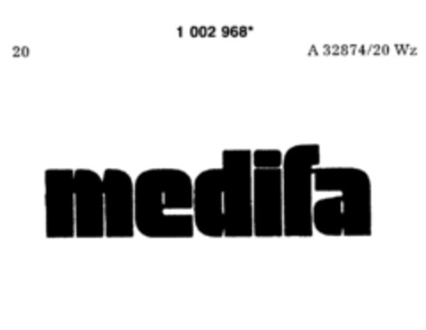 medifa Logo (DPMA, 12.12.1979)