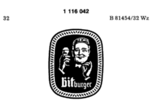 Bitburger Logo (DPMA, 03/31/1987)
