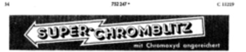 SUPER-CHROMBLITZ Logo (DPMA, 09.05.1961)