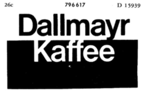 Dallmayr Kaffee Logo (DPMA, 08/01/1963)