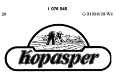 Kopasper Logo (DPMA, 04/13/1984)