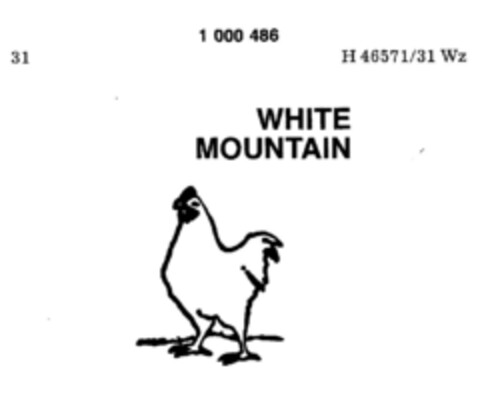 WHITE MOUNTAIN Logo (DPMA, 09/20/1979)