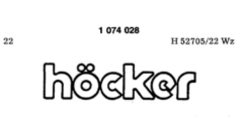 höcker Logo (DPMA, 04.05.1984)