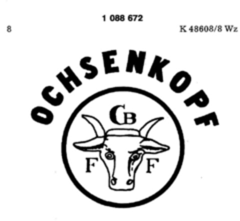 OCHSENKOPF Logo (DPMA, 07/11/1985)