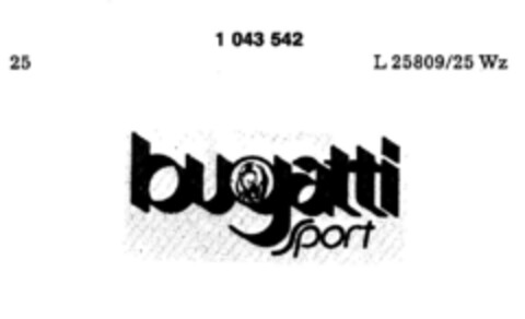 bugatti Sport Logo (DPMA, 28.05.1982)