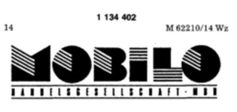 MOBILO HANDELSGESELLSCHAFT   MBH Logo (DPMA, 28.01.1988)