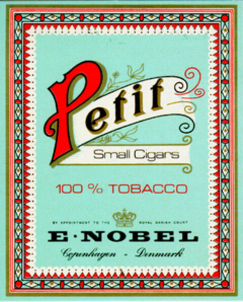 Petit Small Cigars E. NOBEL Logo (DPMA, 04/19/1982)