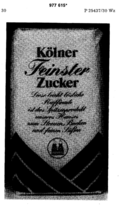 Kölner Feinster Zucker Logo (DPMA, 21.07.1978)