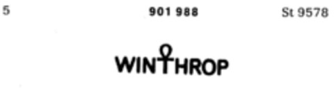 WINTHROP Logo (DPMA, 20.01.1972)