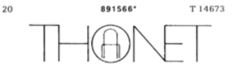 THONET Logo (DPMA, 26.11.1971)