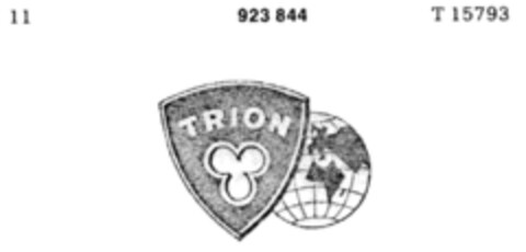 TRION Logo (DPMA, 12.07.1973)