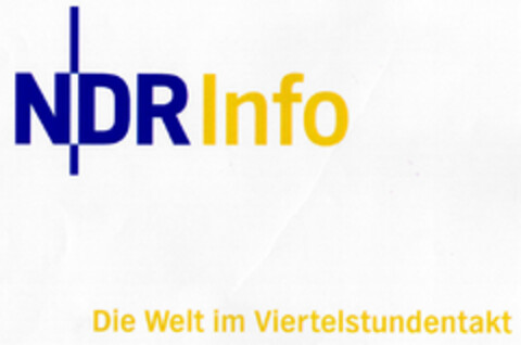 NDR Info Die Welt im Viertelstundentakt Logo (DPMA, 04.04.2001)