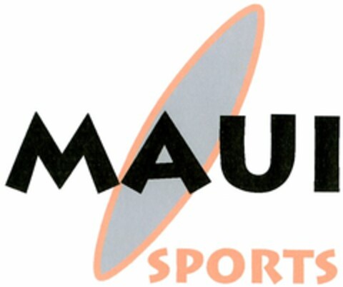 MAUI SPORTS Logo (DPMA, 06/25/2004)