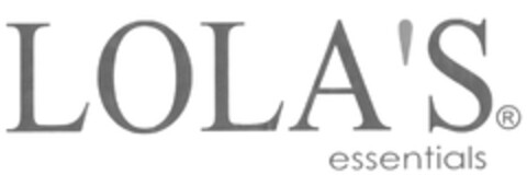 LOLA'S essentials Logo (DPMA, 05/19/2009)