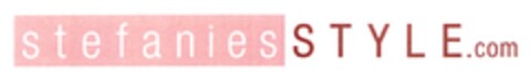 stefanies STYLE.com Logo (DPMA, 04.08.2009)